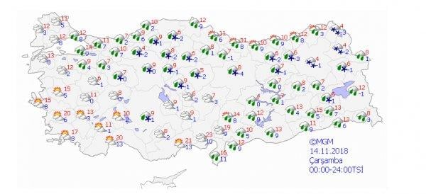 Meteoroloji uyardı: Hafta içi yağış dalgası başlıyor