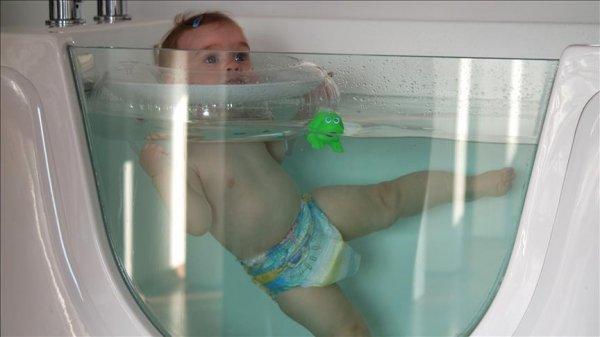 Bebeklere SPA ve masaj hizmeti