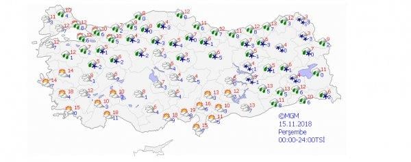 Meteoroloji uyardı: Hafta içi yağış dalgası başlıyor