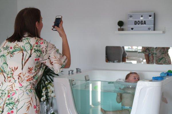 Bebeklere SPA ve masaj hizmeti