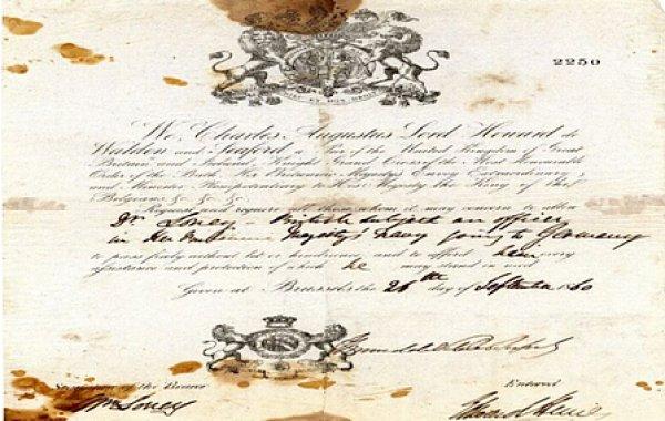 Tarihteki ilk pasaportlar