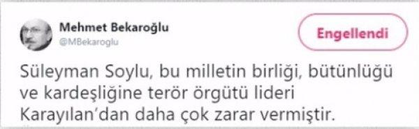 Karayılan'a laf söylenince ayağa kalkan Bekaroğlu