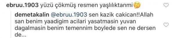 Demet Akalın fotoğrafına yapılan eleştiriye sinirlendi