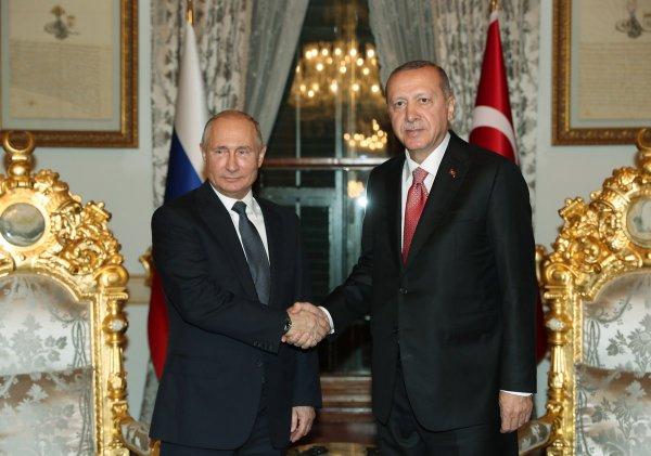 Başkan Erdoğan ve Putin Mabeyn Köşkü'nde görüştü
