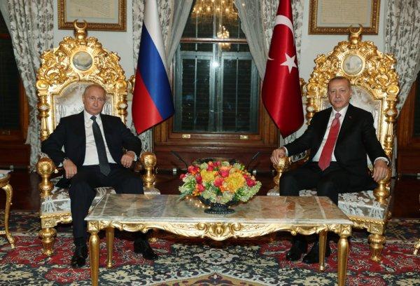 Başkan Erdoğan ve Putin Mabeyn Köşkü'nde görüştü
