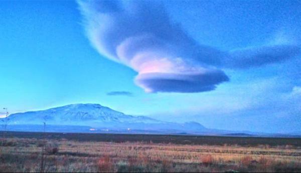 Gökyüzünde şaşırtan görüntü