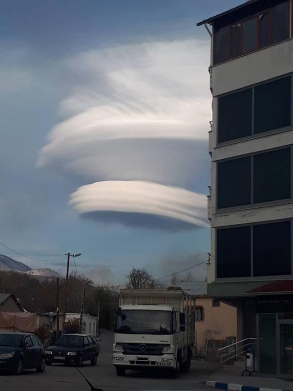 Gökyüzünde şaşırtan görüntü