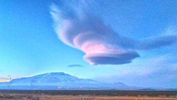 Gökyüzünde şaşırtan görüntü