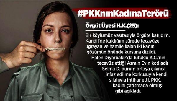 Kadın teröristin itirafları: Kandil'de tecavüz ve infaz vardı