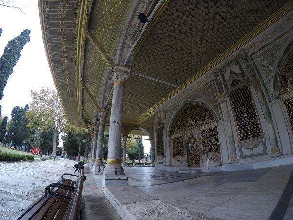 Restorasyon geçiren Topkapı Sarayı havadan görüntülendi