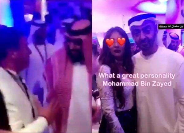 BAE ve Suudi Arabistan prensleri alem yaptı