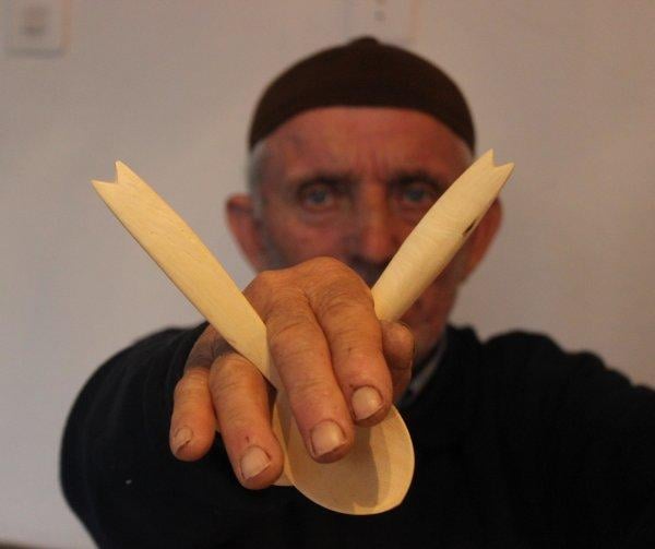 Yüzyıllardır oyun kaşığı yapan köy