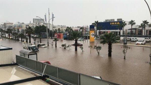 Bodrum'da aşırı yağış