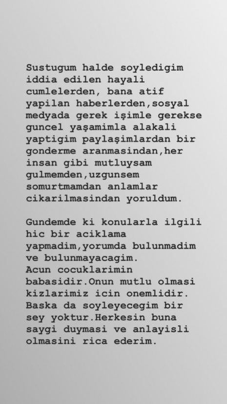 Acun'un ikinci eşi Zeynep Yılmaz'dan Şeyma açıklaması