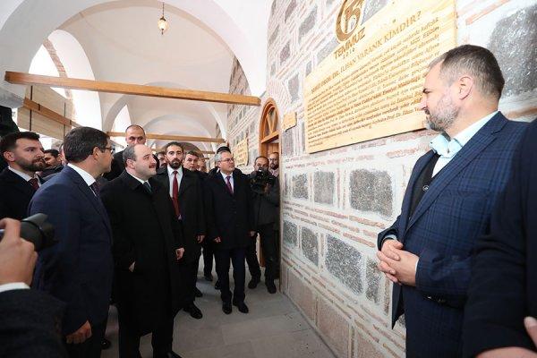 Bakan Varank Kurşunlu Han'ın açılışını gerçekleştirdi