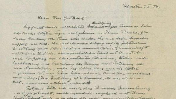 Albert Einstein'ın Tanrı mektubuna 2,9 milyon dolar