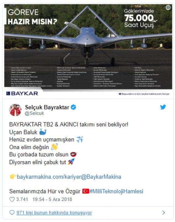 İHA'lar için pilot alımı yapılacak