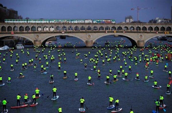 Sarı Yelekliler protestoları Seine Nehri’ne ulaştı