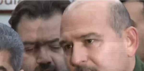 Süleyman Soylu'nun duygusal anları