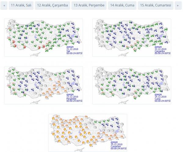 Meteoroloji'den uyarı: Kar bugünden itibaren yurdu sarıyor