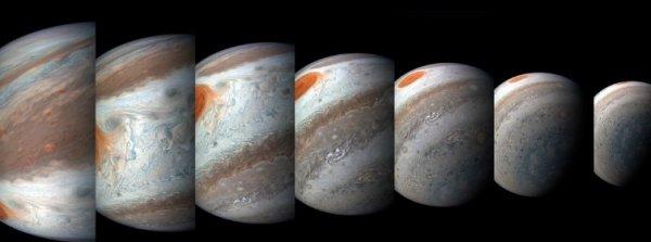 NASA, Jüpiter'deki fırtınaları görüntüledi