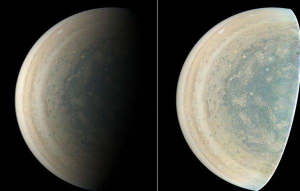 NASA, Jüpiter'deki fırtınaları görüntüledi