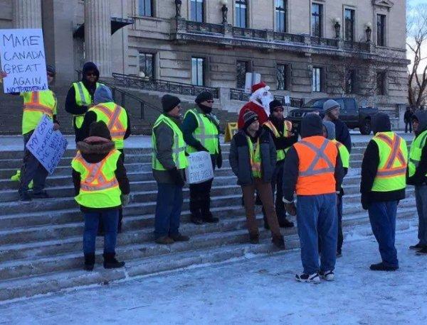 Sarı Yelekliler protestosu Kanada'ya sıçradı