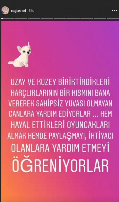 Çağla Şıkel'den annelik dersi