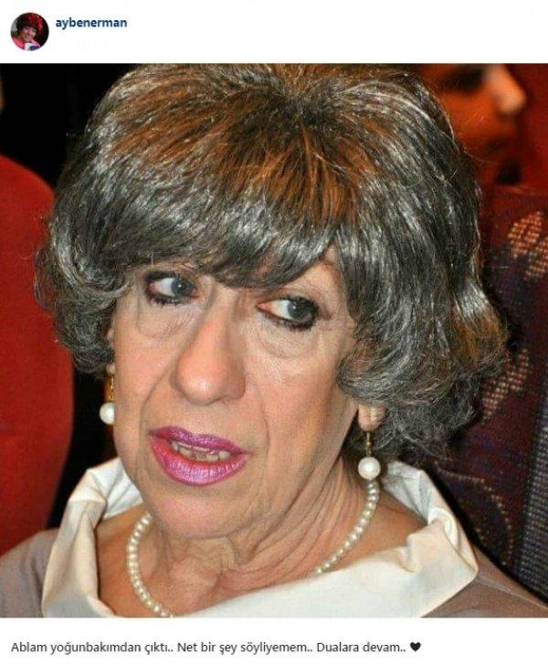 Ayşen Gruda yoğun bakımdan çıktı