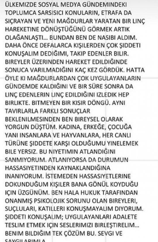 Emel Müftüoğlu'ndan açıklama: Ben de hayvanseverim