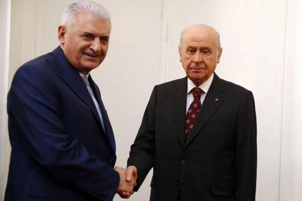 Binali Yıldırım, Devlet Bahçeli ile görüştü
