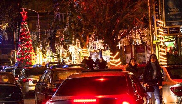 Şam'da yeni yıl coşkusu