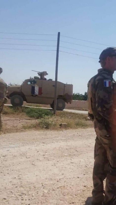 Fransız askeri Münbiç'te görüntülendi