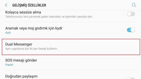 Samsung telefonlarda iki WhatsApp hesabı kullanma