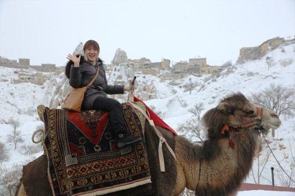 Kapadokya'ya turistlerden ziyaret akını