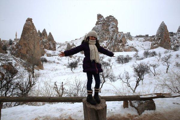 Kapadokya'ya turistlerden ziyaret akını