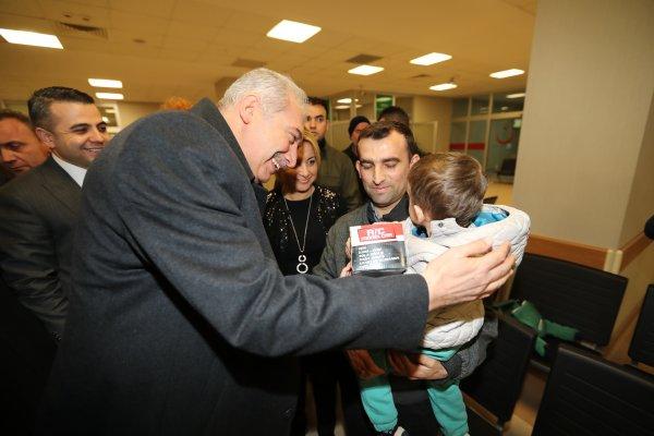 İBB Başkanı Mevlüt Uysal yeni yıla Büyükçekmece'de girdi