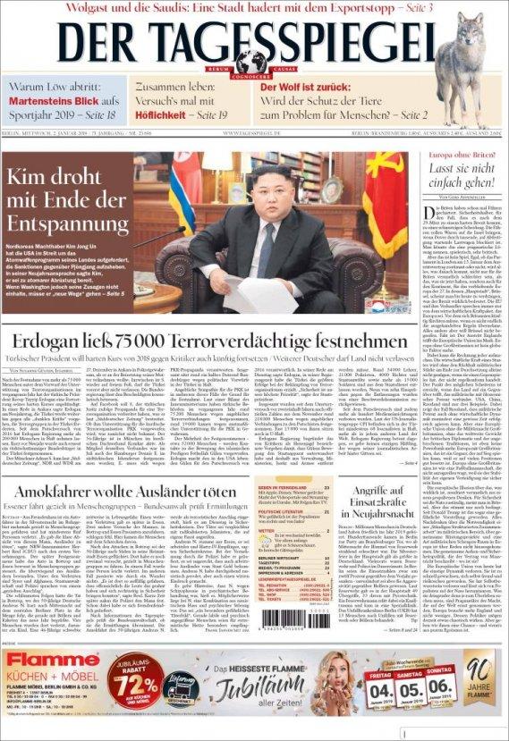 Ensonhaber'den dünya manşetleri