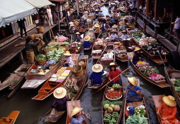 Güneydoğu Asya’nın yüzen pazarları: Floating markets