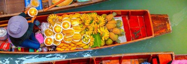 Güneydoğu Asya’nın yüzen pazarları: Floating markets