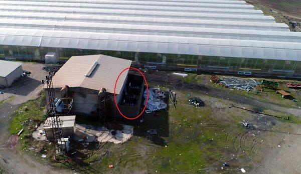 25 dönümlük sera alanını ısıtan kaçak elektrik yakalandı