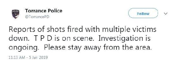 Kaliforniya'da silahlı saldırı: 3 ölü 4 yaralı