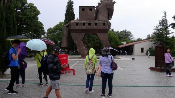 Troya'da son 10 yılın ziyaretçi rekoru kırıldı