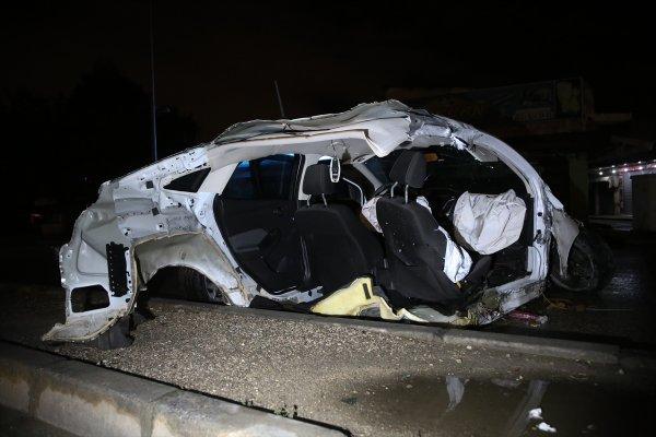 5 parçaya ayrılan otomobilden yara almadan kurtuldu