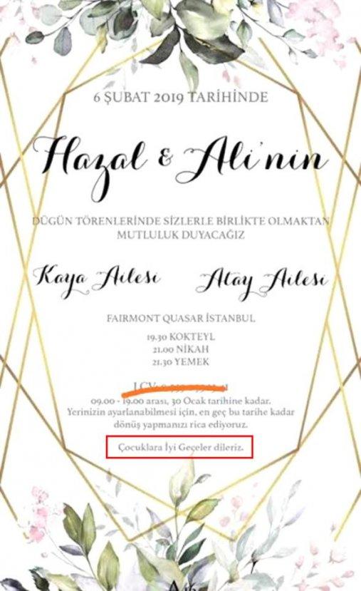 Hazal Kaya ve Ali Atay düğünde çocuk istemedi