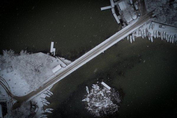 Gölyazı yazın başka kışın bir başka güzel