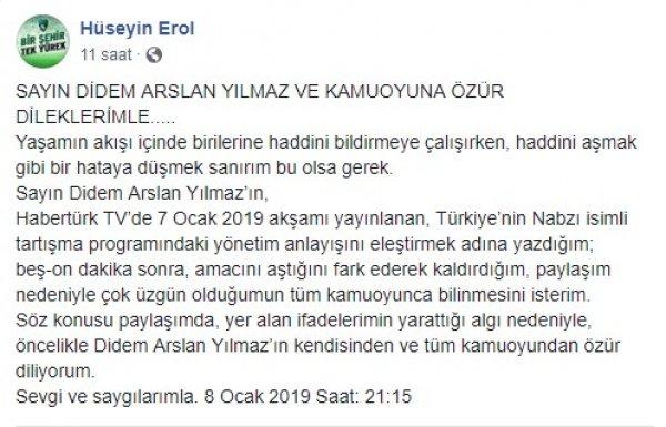 Didem Arslan'a hakaret eden CHP'li disipline sevk edildi