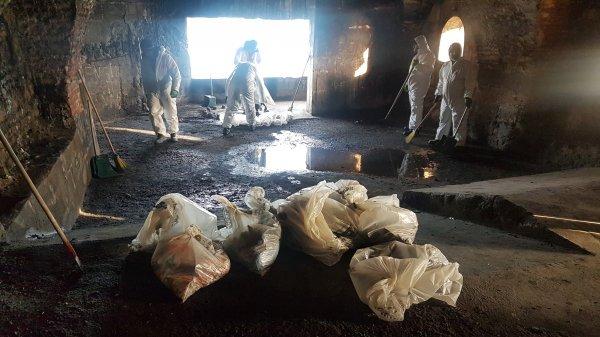 Tarihi Garipçe Kalesi temizlendi