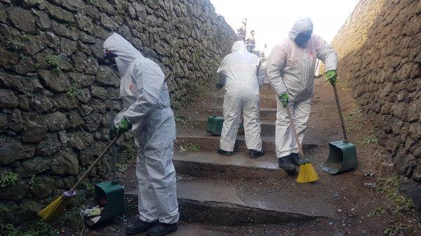 Tarihi Garipçe Kalesi temizlendi