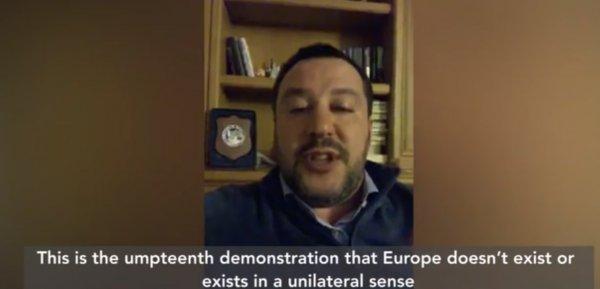 İtalya Başbakan Yardımcısı Salvini: AB diye bir şey yok